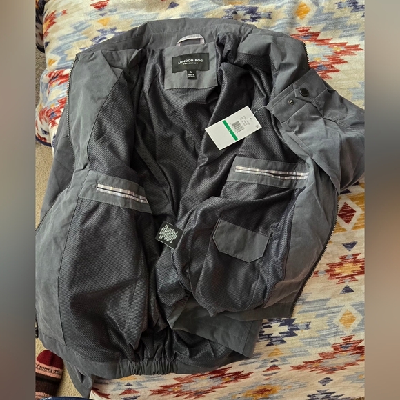 London Fog Men's Auburn Zip-Front Golf Jacket #1197 - Picture 4 of 11